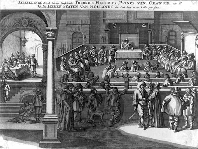 De Staten van Holland in vergadering in 1625.